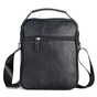 Сумка Vintage Месенджер шкіряна Чорна (20247) - зменшене зображення 2