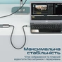 Адаптер Promate HDMI - 2xHDMI (M/F) 1 м Black (mediasplit-h2.black) - уменьшенное изображение 2