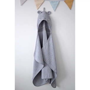 Пелюшки для малюків Верес Пелюшка для купання Baby Veres "Hippo" 80*120 (190.06) зображення 1