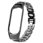 Ремінець до фітнес браслета XoKo Diamond Premium Band для Xiaomi Mi band 5 Black (XK-M5-DMBK) - зменшене зображення 1