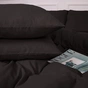 Постельное белье MirSon 002 Black Фланель 220х240 King Size (2200009648243) - уменьшенное изображение 3