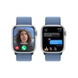 Смарт-годинник Apple Watch Series 9 GPS 41mm Silver Aluminium Case with Winter Blue Sport Loop (MR923QP/A) - зменшене зображення 6