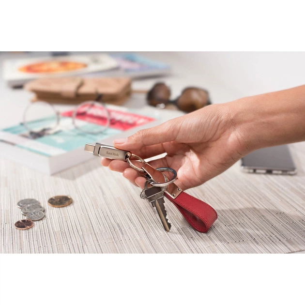 USB флеш накопичувач SanDisk 1TB Ultra Dual Luxe Silver USB 3.2/Type-C (SDDDC4-1T00-G46) - picture 7