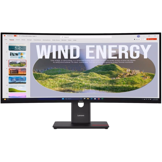 Монітор Lenovo T34WD-40 (64AEGAT1UA) - зображення 1