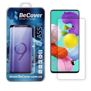 Скло захисне BeCover Samsung Galaxy A51 SM-A515 Crystal Clear Glass (704669) зображення 1