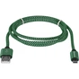 Дата кабель USB 2.0 AM to Micro 5P 1.0m USB08-03T green Defender (87804) - зменшене зображення 2
