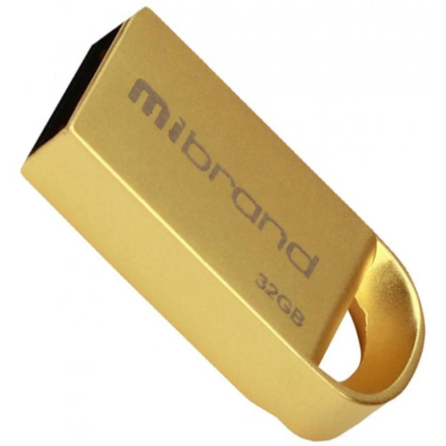USB флеш накопичувач Mibrand 32GB lynx Gold USB 2.0 (MI2.0/LY32M2G) - зображення 1