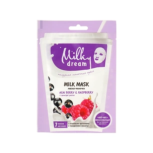 Маска для обличчя Milky Dream тканинна Ягода асаї та малина 20 мл (4820205302442) зображення 1