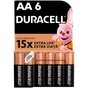 Батарейка Duracell AA лужні 6 шт. в упаковці (5007757) - уменьшенное изображение 1