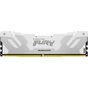 Модуль пам'яті для комп'ютера DDR5 16GB 6400 MHz Renegade White/Silver Kingston Fury (ex.HyperX) (KF564C32RW-16) - зменшене зображення 1