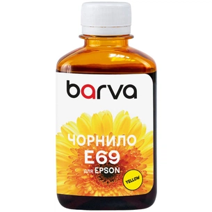 Чорнило Barva Epson T69, 180 мл, Pigm, Yellow (E69-943) зображення 1