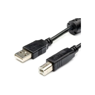 Кабель для принтера USB 2.0 AM/BM 1.5m ferite Atcom (5474) зображення 1