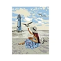 Картина по номерам Rosa Start Дівчина та чайки 35х45 см (4823098514077) - зменшене зображення 1