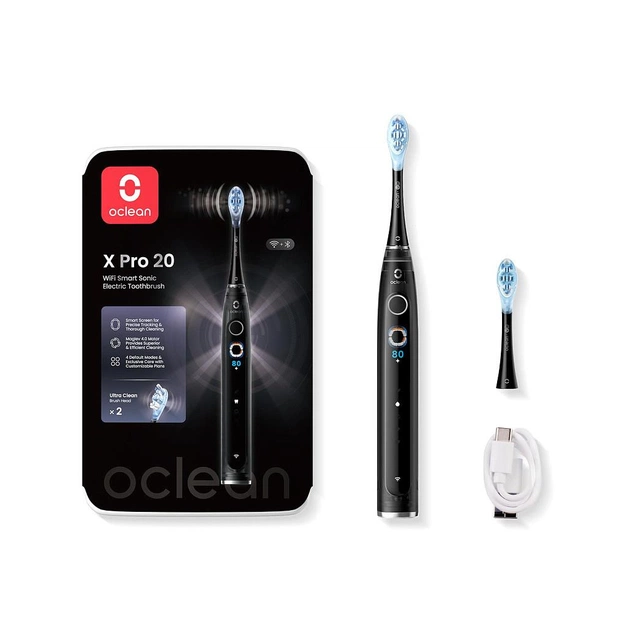 Електрична зубна щітка Oclean X Pro 20 Electric Toothbrush Black (6970810556940) - зображення 1