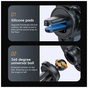 Универсальный автодержатель Essager Tourist Gravity Car Mount Phone Holder Black (EZJZL-TR01) - уменьшенное изображение 7