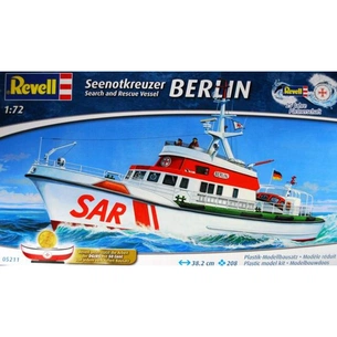 Збірна модель Revell Рятувальний німецький патрульний катер DGzRS Berlin 1:72 (5211) зображення 1