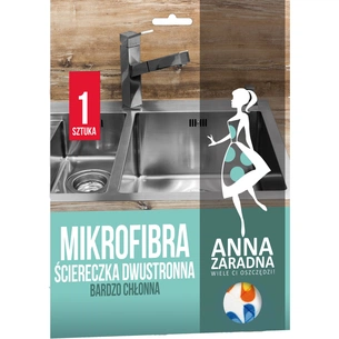 Серветки для прибирання Anna Zaradna з мікрофібри двостороння 1 шт. (5903936017676) зображення 1