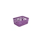 Кошик для зберігання Violet House 0501 1 Ажур Plum 5 л (0501 1 Ажур PLUM б/кр. 5 л) - зменшене зображення 1