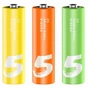 Батарейка ZMI AA ZI5 * 12 + AAA ZI7 * 12 Rainbow batteries set (Ф16358) - зменшене зображення 3