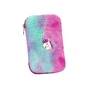 Пенал Cool For School 1 відділення з плюшем та аплікацією Рожевий (CF6514-pink) - зменшене зображення 1