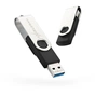 USB флеш накопичувач eXceleram 128GB P1 Series Silver/Black USB 3.1 Gen 1 (EXP1U3SIB128) - зменшене зображення 1