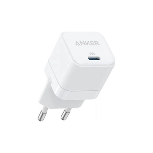 Зарядний пристрій Anker PowerPort III 20W Cube (White) (A2149G21) зображення 1
