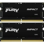 Модуль пам'яті для ноутбука SoDIMM DDR5 32GB (2x16GB) 6000 MHz Impact Kingston Fury (ex.HyperX) (KF560S38IBK2-32) - зменшене зображення 1