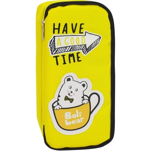 Пенал Cool For School 1 відділення Жовтий (B-8691-yellow) зображення 1