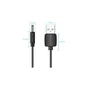 Кабель живлення USB to DC 3.5mm 5V 1.0m 2.0A black Vention (CEXBF) - зменшене зображення 4
