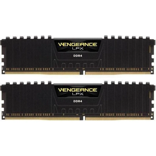 Модуль пам'яті для комп'ютера DDR4 16GB (2x8GB) 3600 MHz Vengeance LPX Black Corsair (CMK16GX4M2D3600C18) - изображение 1