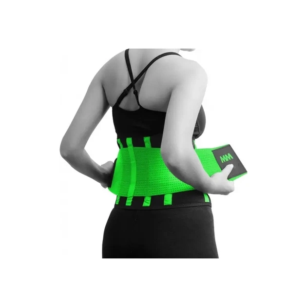 Пояс компресійний MadMax MFA-277 Slimming and Support Belt black/neon green M (MFA-277-GRN_M) - picture 9