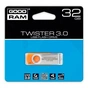 USB флеш накопичувач Goodram 32GB Twister Orange USB 3.0 (PD32GH3GRTSOR9) - зменшене зображення 2