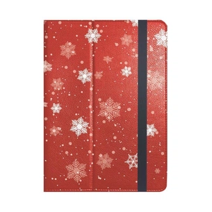 Чохол до планшета Drobak 10"-10.1" сніжинки (Red) (446808) зображення 1