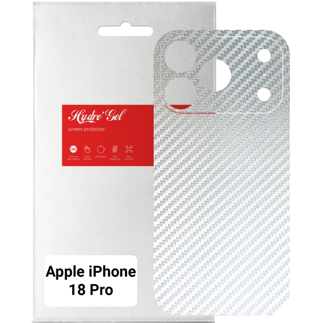 Плівка захисна Armorstandart Back Film Carbone Transparent Apple iPhone 18 Pro (ARM94252) - зображення 1