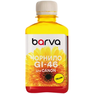 Чорнило Barva Canon GI-46 180 мл, Pigmented, yellow (CGI46-910) зображення 1