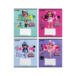 Зошит Kite LOL, 12 аркушів, коса лінія (LO25-235) зображення 1