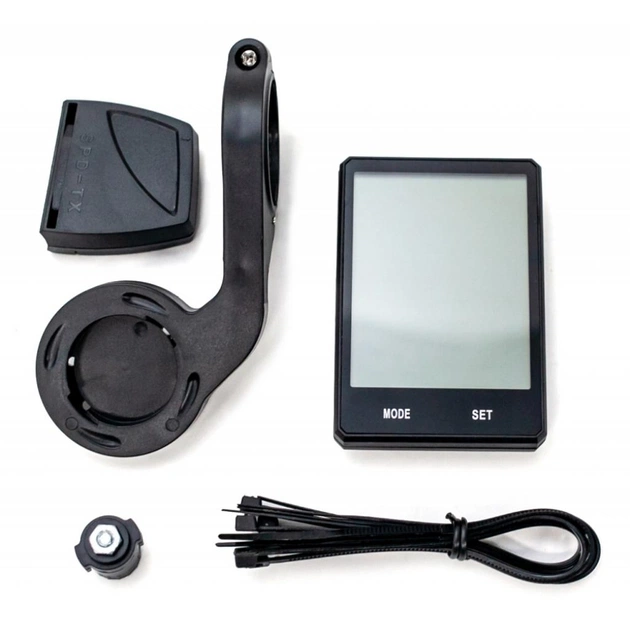 Велокомп'ютер YS 606С з підсвіткою, великий дисплей 19 функцій (S-011) - picture 2