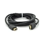 Кабель мультимедийный HDMI M to HDMI M 1.0m V1.4 1080P black Ritar (HDMI(M)/(M)V1.4-1m-94P) - уменьшенное изображение 1