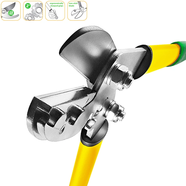 Секатор Gruntek Grizzly із зубчастою передачею 470 мм (295203470) - picture 4