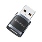 Перехідник USB 3.0 AM to USB-C F gray Essager (EZJCA-XL01) - зменшене зображення 1