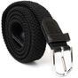 Ремінь Vintage Текстильний жіночий Чорний (20546) - зменшене зображення 2