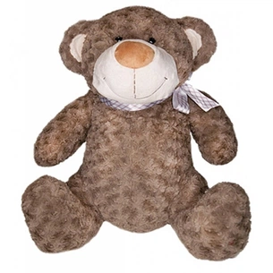 М'яка іграшка Grand Ведмідь коричневий з бантом 40 см (4001GMG) зображення 1