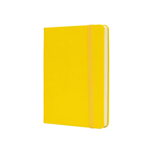 Книга записна Optima А6 NAMIB, тверда обкладинка, гумка, білий блок лінія, жовтий (O20387-05) - зображення 1