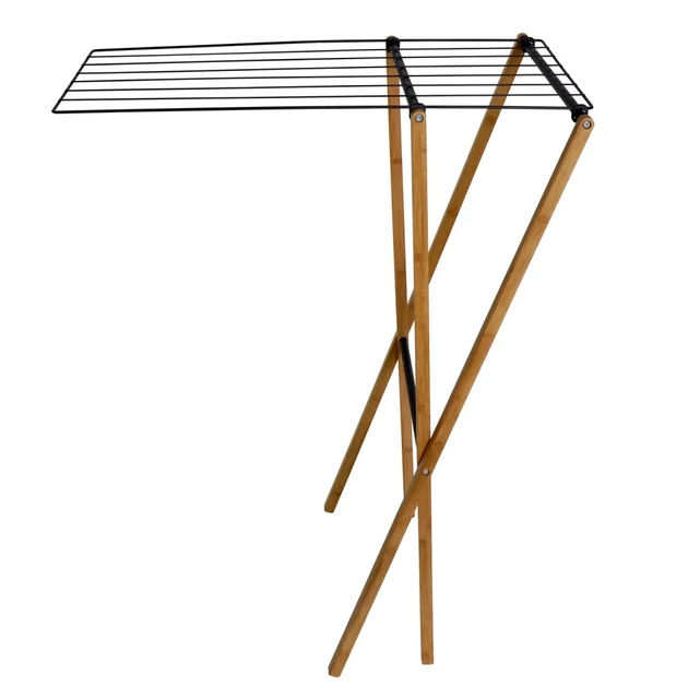 Сушарка для білизни Casa Si Bamboo Dryer S Braun Підлогова (CS92303W06) (DAS302432) - изображение 4