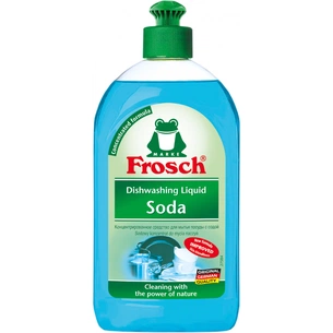 Засіб для ручного миття посуду Frosch Сода 500 мл (4001499162916) зображення 1