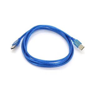 Дата кабель USB 2.0 AM/AM 1.5m ferrite blue Ritar (YT-AM/AM-1.5TBL) зображення 1