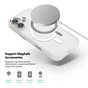 Чохол до мобільного телефона Armorstandart Unit MagCase Apple iPhone 17 Clear Silver + Pink Button Set (ARM90580) - зменшене зображення 4