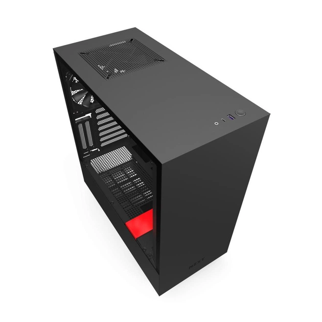 Корпус NZXT H510i Black/Red (CA-H510i-BR) - зображення 1