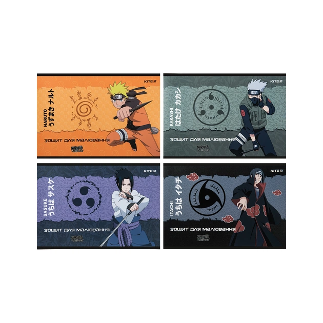 Альбом для малювання Kite Naruto, 12 аркушів (NR23-241) - зображення 1