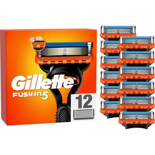 Змінні касети Gillette Fusion5 12 шт. (7702018441075/8006540986141) изображение 1